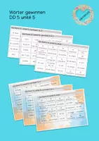 Vorschau - Spiele - Wörter gewinnen Dis Donc 5 unité 5 - Deckblatt
