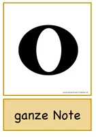 Vorschau - Fördermaterial/Inklusion - Notendauer - Tafelbildkarten - Seite 1