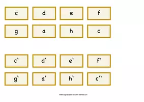 Vorschau - Arbeitsblätter - Notenleiter - KLETT - Seite 2