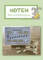 Vorschau - Arbeitsblätter - Notenleiter - KLETT - Deckblatt
