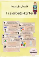 Vorschau - Stundenentwürfe - Materialpaket Kombinatorik Unterrichtsreihe: Das Fest der vielen Möglichkeiten - Seite 1
