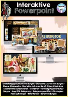 Vorschau - Unterrichtsreihen - Kostenlos Interaktive PowerPoint Ritter & Burgen - 18 Probeseiten - Seite 3