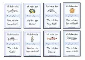Vorschau - Spiele - Lesespiel Am Meer - Ich habe...wer hat...? Klasse 1/2 - Seite 2