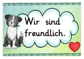 Vorschau - Poster - Hundeklasse Klassenregeln - Seite 2