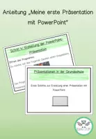 Vorschau - Arbeitsblätter - Meine erste Präsentation mit PowerPoint - Deckblatt