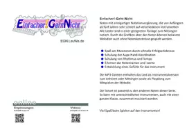 Vorschau - Spiele - Morgen kommt der Weihnachtsmann - Noten für Klavier, Keyboard und Melodica - Seite 1