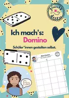 Vorschau - Spiele - Vorlage: Ich mach's selbst: Domino - Deckblatt