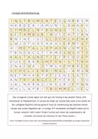 Vorschau - Arbeitsblätter - Orff-Instrumente Suchsel (Buchstabengitter für den Musikunterricht) - Seite 2