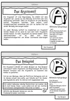 Vorschau - Mal- und Bastelvorlagen - Booklet zum Thema "Argumentieren" (Merkhilfe) - Seite 3