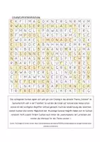 Vorschau - Arbeitsblätter - Sommer-Suchsel (Buchstabengitter) - Seite 1