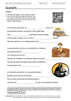 Vorschau - Arbeitsblätter - Arbeitsblatt zum Thema "Geschichte" + Onlineübung & MP3 + Infografik - Deckblatt