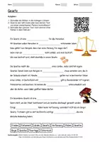 Vorschau - Arbeitsblätter - Arbeitsblatt zum Thema "Gesetz" + Onlineübung & MP3 + Infografik - Deckblatt