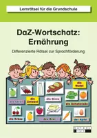 Vorschau - Arbeitsblätter - DAZ-Wortschatz: Ernährung - Lernrätsel zur Sprachförderung - Deckblatt