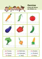 Vorschau - Arbeitsblätter - DAZ-Wortschatz: Ernährung - Lernrätsel zur Sprachförderung - Seite 3