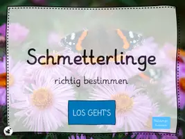 Vorschau - Präsentationen/Tafelbilder - Heimische Schmetterlinge bestimmen - Interaktive PDF - Seite 1