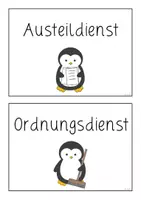 Vorschau - Poster - Klassendienste Pinguin - Seite 3
