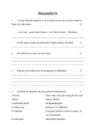 Vorschau - Test - Klassenarbeit "Mittelalter" inkl. Erwartungshorizont - Seite 1