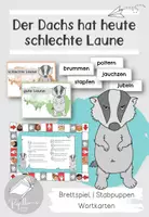Vorschau - Unterrichtsreihen - Materialpaket zum Bilderbuch "Der Dachs hat heute schlechte Laune" - Seite 1