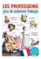 Vorschau - Spiele - les professions (Berufe) Französisch jeu de mémoire / memo - Deckblatt