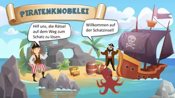 Vorschau - Spiele - Mathematik: Piraten Knobelaufgaben mit Arbeitsblättern - Seite 1