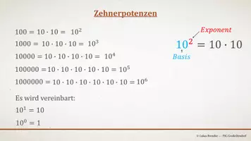 Vorschau - Präsentationen/Tafelbilder - Tafelbilder - Namen für Große Zahlen, Zehnerpotenzen - Seite 3