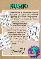 Vorschau - Arbeitsblätter - Musik: Noten lesen und schreiben üben - Seite 1