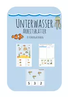 Vorschau - Arbeitsblätter - Unterwasserwelt Arbeitsblätter - Deckblatt