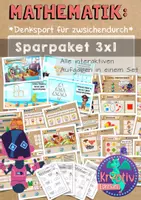 Vorschau - Arbeitsblätter - Mathematik: Knobelaufgaben interaktiv - Sparset - Deckblatt