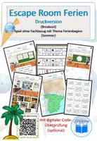 Vorschau - Spiele - Materialpaket Escape Room Breakout Ferien analog und digital - Seite 1