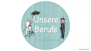Vorschau - Arbeitsblätter - Legekreis zum Thema "Berufe" - Seite 1