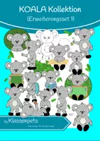 Vorschau - selbst erstellte Cliparts/Grafiken - Koala Clipart Erweiterungsset 1 - Deckblatt