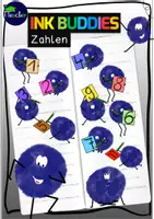 Vorschau - selbst erstellte Cliparts/Grafiken - INK Buddies - Zahlen von 1 bis 10 (10 Cliparts) - Deckblatt