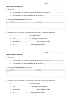 Vorschau - Arbeitsblätter - 2 tests: Simple past or present perfect? Definitions, signal words, practice - Seite 2