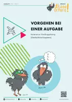 Vorschau - Fördermaterial/Inklusion - VORGEHEN BEI EINER AUFGABE (Kartenset) - Deckblatt