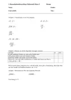 Vorschau - Arbeitsblätter - Aufgabenblatt zu Wurzeln - Deckblatt