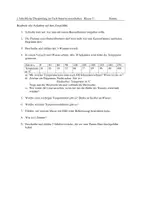Vorschau - Arbeitsblätter - Fragen zur Temperatur und zur Masse - Deckblatt