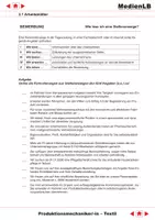 Vorschau - Arbeitsblätter - Bewerbungen schreiben - Deckblatt