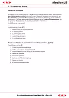 Vorschau - Arbeitsblätter - Produktionsmechaniker/in in der Textilbranche - Seite 1