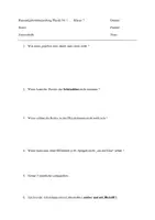 Vorschau - Arbeitsblätter - Aufgabenblatt mit Fragen zum Licht - Variante 1 - Deckblatt