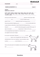 Vorschau - Arbeitsblätter - Der Hund - Deckblatt