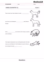 Vorschau - Arbeitsblätter - Der Hund - Seite 1