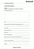 Vorschau - Arbeitsblätter - Gewässeruntersuchung - Deckblatt