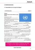 Vorschau - Arbeitsblätter - Die Kinderrechte - UN-Kinderrechtskonvention - Deckblatt
