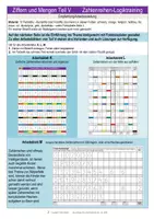 Vorschau - Arbeitsblätter - Ziffern und Mengen - Logiktraining - mit Zahlenreihen erstes logisch-mathematisches Denken schulen - Seite 1