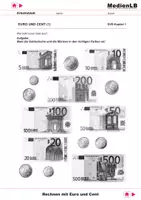 Vorschau - Arbeitsblätter - Rechnen mit Geld - Deckblatt