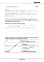 Vorschau - Arbeitsblätter - Markt und Marktformen - Arbeitsblätter - Deckblatt