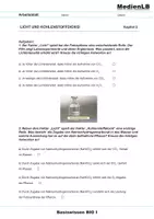 Vorschau - Arbeitsblätter - Fotosynthese - Seite 1
