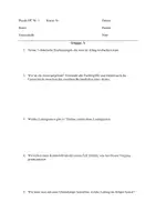 Vorschau - Arbeitsblätter - Fünf Fragen zur Elektrostatik - Deckblatt