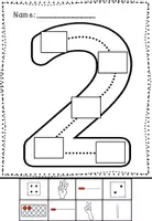 Vorschau - Arbeitsblätter - Zahlen/Mengen bis 20 - Kleben und Schneiden - Seite 3