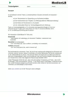 Vorschau - Arbeitsblätter - Mikrokosmos - Mikroorganismen - Seite 1